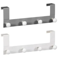 B&M Heavy Duty Overdoor Hooks - White -Cheap Warm House Furnish Store 383565 heavy duty overdoor hooks main