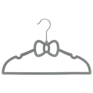 B&M Children's Non-Slip Hangers 8pk - Grey 2 B&M Children's Non-Slip Hangers 8pk - Grey - Image 2