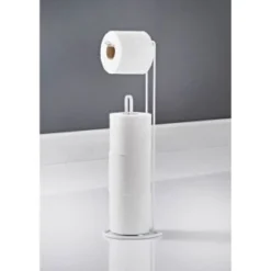 Addis 2 In 1 Free Standing Toilet Roll Holder