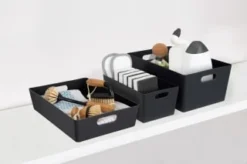 Soho Storage Tub 10 X 30 X 10cm - Graphite -Cheap Warm House Furnish Store 384312 384322 384405 soho box graphite group