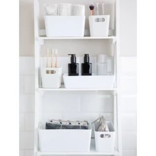 Soho Storage Tub 11 X 25.5 X 17cm - White 2 Soho Storage Tub 11 X 25.5 X 17cm - White - Image 2