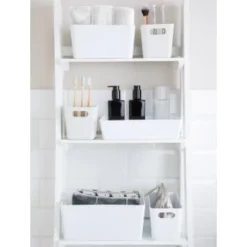 Soho Storage Tub 10 X 30 X 10cm - White -Cheap Warm House Furnish Store 384323 384402 384407 384416 soho box white group1 2