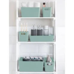 Soho Storage Tub 10 X 10 X 10cm - Sage -Cheap Warm House Furnish Store 384326 384406 384419 soho box sage group1 1