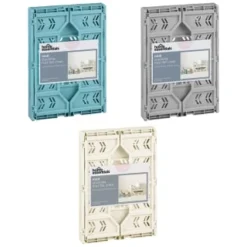 Midi Stacking Fold Flat Crate 30.6 X 20.5 X 12.6cm - Cream -Cheap Warm House Furnish Store 384970 384974 384975 home essentials midi stacking fold flat crate main 2 1