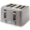 Goodmans Textured 4 Slice Toaster - Grey