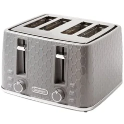 Goodmans Textured 4 Slice Toaster - Grey
