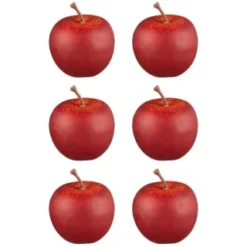 B&M Apple Decorations 6pk 5 B&M Apple Decorations 6pk -Cheap Warm House Furnish Store 387538 apples 2
