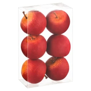 B&M Apple Decorations 6pk 1 B&M Apple Decorations 6pk