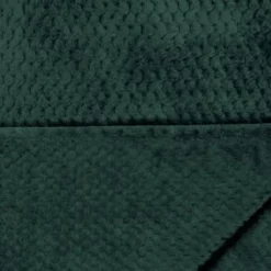 B&M Waffle Throw - Dark Green -Cheap Warm House Furnish Store 388773 waffle throw dark green 2