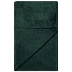 B&M Waffle Throw - Dark Green -Cheap Warm House Furnish Store 388773 waffle throw dark green