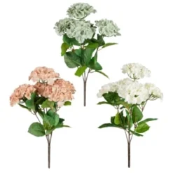 B&M Hydrangea Artificial Flower Bunch - Mink -Cheap Warm House Furnish Store 389095 hydrangea bunche group