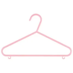 B&M Children's Hangers 10pk - Pastel -Cheap Warm House Furnish Store 389289 home organisation co 10pk childrens hangers girl 5