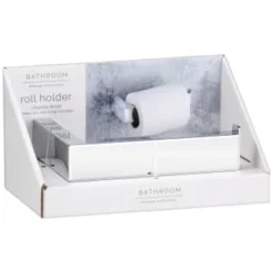B&M Chrome Fitted Toilet Roll Holder -Cheap Warm House Furnish Store 389952 chrome fitted roll holder 5
