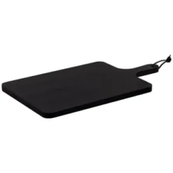 B&M Urban Paradise Black Pine Wood Serve Board -Cheap Warm House Furnish Store 390146 black pine wood serve board with serving handle