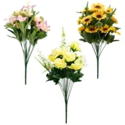 B&M Large Flower Bunch - Sunflower -Cheap Warm House Furnish Store 390732 large bunch group