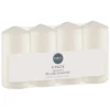 Unscented Pillar Candles 4pk
