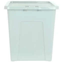 B&M Storage Box With Lid 80L - Sage -Cheap Warm House Furnish Store 391384 sage 80l storage box and lid 2