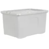 B&M Storage Box With Lid 60L - Grey