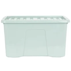 B&M Storage Box With Lid 60L - Sage -Cheap Warm House Furnish Store 391388 sage 60l storage box