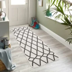 B&M Buddy Kilim Twist Pile Runner Mono