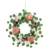 Bloom Spring Flowers Wreath - Pink