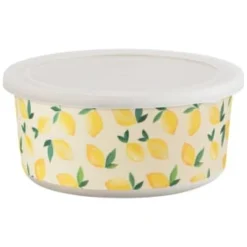 B&M Round Tubs 2pk - Lemons -Cheap Warm House Furnish Store 392928 2pk reuse and repurpose round tubs lemon 4