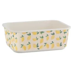 B&M Rectangular Tubs 2pk - Lemons -Cheap Warm House Furnish Store 392929 2pk reuse and repurpose rectangle tubs lemon