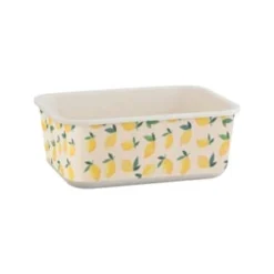 B&M Rectangular Tubs 2pk - Lemons -Cheap Warm House Furnish Store 392929 2pk reuse and repurpose rectangle tubs lemon 6