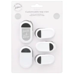 B&M Customisable Bag Clips 5pk