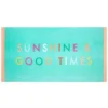B&M Adult's Beach Towel - Sunshine & Good Times