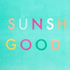 B&M Adult's Beach Towel - Sunshine & Good Times -Cheap Warm House Furnish Store 393919 adult slogan beach towel sunshine and good times 3