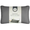 Simply Everyday Waffle Bath Pillow - Grey