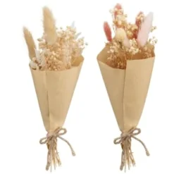 B&M Mini Dried Flower Bunch - Neutral -Cheap Warm House Furnish Store 394317 mini dried bunch group