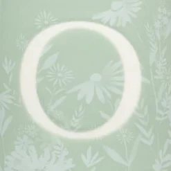 B&M Floral Alphabet Mug (Assorted) -Cheap Warm House Furnish Store 394402 floral alphapet mug green o 2