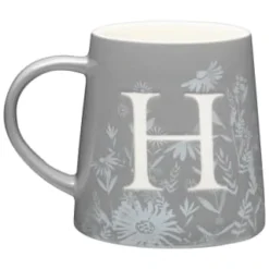 B&M Floral Alphabet Mug (Assorted)