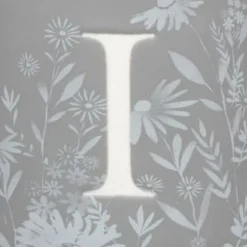 B&M Floral Alphabet Mug (Assorted) -Cheap Warm House Furnish Store 394402 floral alphapet mug grey i 2