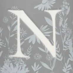 B&M Floral Alphabet Mug (Assorted) -Cheap Warm House Furnish Store 394402 floral alphapet mug grey n 2