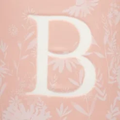 B&M Floral Alphabet Mug (Assorted) -Cheap Warm House Furnish Store 394402 floral alphapet mug pink b 2