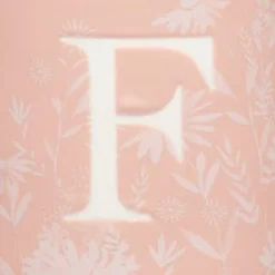 B&M Floral Alphabet Mug (Assorted) -Cheap Warm House Furnish Store 394402 floral alphapet mug pink f 2