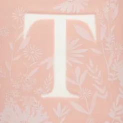 B&M Floral Alphabet Mug (Assorted) -Cheap Warm House Furnish Store 394402 floral alphapet mug pink t 2