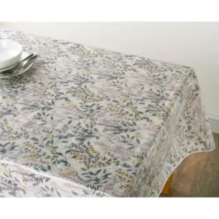 B&M Floral Wipe Clean Printed Tablecloth 132 X 178cm