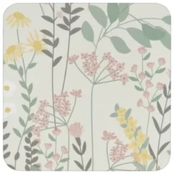 B&M Floral Placemat & Coaster Set 8pc -Cheap Warm House Furnish Store 394455 floral placemat and coaster set 8pc 3