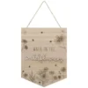 B&M Laser Cut Slogan Hanging Plaque