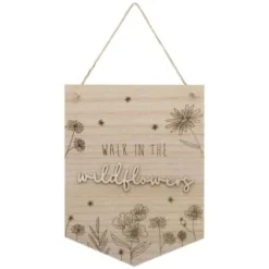 B&M Laser Cut Slogan Hanging Plaque