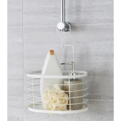 B&M Hanging Bathroom Caddy - White -Cheap Warm House Furnish Store 394579 hanging caddy white