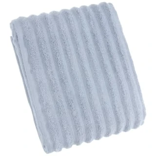 Retreat Knitted Bath Sheet - Light Blue 1 Retreat Knitted Bath Sheet - Light Blue