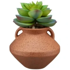 B&M Small Succulent Vase - Orange