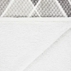 B&M Simply Geo Waffle Throw - Grey -Cheap Warm House Furnish Store 394917 simply geo waffle throw grey 3