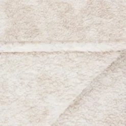 B&M Simply Two Tone Teddy Throw - Natural -Cheap Warm House Furnish Store 394924 simply two tone teddy throw natural 4