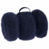 B&M Simply Teddy Navy Rolled Throw